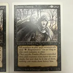 MTG Zombie Master - Revised Edition - Rare - HP - Magic the Gathering - Image 5