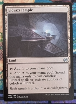MTG - Eldrazi Temple - Modern Masters 2015 MM2 MMA magic the gathering - Image 1