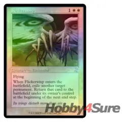 Foil Flickerwisp M/NM Magic: The Gathering MTG Time Spiral Remastered - Image 1