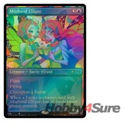 Foil Mistbind Clique M/NM Magic: The Gathering MTG Secret Lair - Image 1