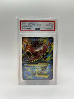 Pokemon XY Mega Gyarados EX FULL ART #115/122 Breakpoint PSA 10 GEM MINT - Image 1