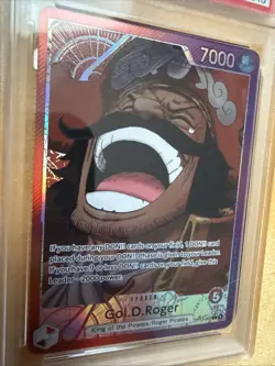 PSA 10 GOLD D. ROGER (Alt Art) CARRYING ON HIS WILL OP13-003 EN ONE PIECE - Image 2
