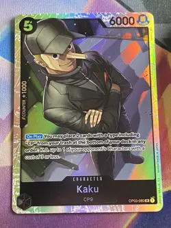 Kaku OP03-080 | Pillars of Strength - English | SR Foil | One Piece NM - Image 2