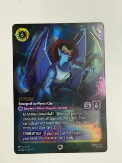 2024 Disney Lorcana Demona Scourge of the Wyvern Clan 227/204 Enchanted - Image 1