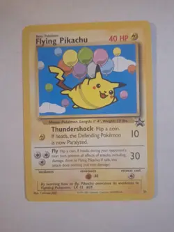 Pokemon Flying Pikachu Wotc Black Star Promo #25/53 - Image 1