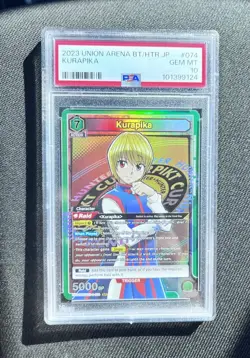PSA 10 Union Arena Hunter x Hunter Kurapika UE02BT/HTR-1-074 SR Super Rare - Image 1
