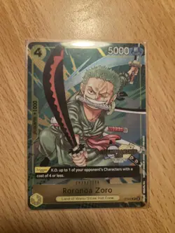 One Piece Card Game P-042 Roronoa Zoro CS2024 Event Pack Championship ENGLISH LP - Image 1