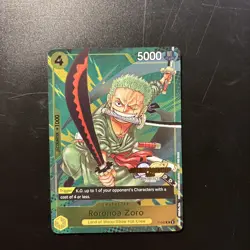 One Piece Card Game P-042 Roronoa Zoro CS2024 Event Pack Championship ENGLISH NM - Image 1