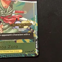 One Piece Card Game P-042 Roronoa Zoro CS2024 Event Pack Championship ENGLISH NM - Image 2