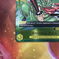 One Piece Card Game P-042 Roronoa Zoro CS2024 Event Pack Championship ENGLISH - Image 4