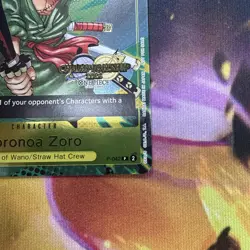 One Piece Card Game P-042 Roronoa Zoro CS2024 Event Pack Championship ENGLISH - Image 5