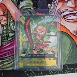 One Piece Card Game P-042 Roronoa Zoro CS2024 Event Pack Championship ENGLISH - Image 1