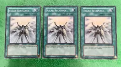 Yugioh TCG cards x3 set Solar Recharge ANPR-ENSE1 Limited Edition Super Rare - Image 1