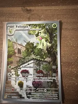 Pokemon Karte: Feliospa 197/193 Entwicklungen in Paldea Near Mint Deutsch - Image 1