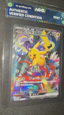 Pikachu ex (WCS23 001) Pokemon Karte Mint+ AOG Pregrade - Image 3