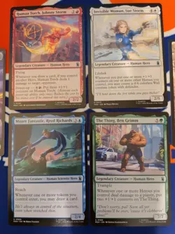 MTG Marvel Super Heroes Fantastic Four Uncommon Set - Image 1