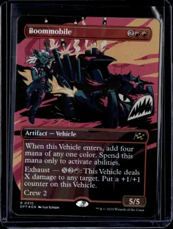 Boommobile - 310 - Foil - DFT - NM - MTG Magic the Gathering - Image 1