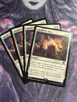 Magic the Gathering (mtg): LTR: Slip On the Ring (x 4) - Image 1