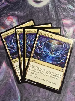 x4 Hidden Grotto BLB Bloomburrow MTG 254 COMMON M/NM 4x - Image 1