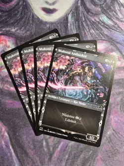 Showcase MUKOTAI AMBUSHER x4 mtg NM-M Neon Dynasty 4 Common - Image 1