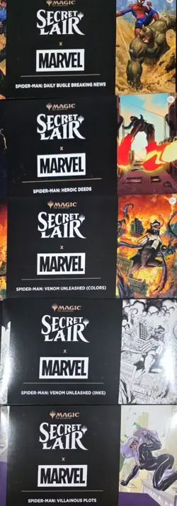 Magic Secret Lair x Marvel Spiderman The Non-Foil Web-Slinger Bundle Spider-man - Image 2