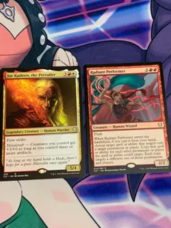 C2084 MAGIC MTG COMMANDER 2021 RADIANT PERFORMER JOR KADEEN PREVAILER RARE NM - Image 1