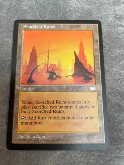 MTG MAGIC THE GATHERING - SCORCHED RUINS WEATHERLIGHT - EXCELLENT! - Image 2
