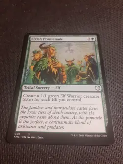MTG ~ Elvish Promenade ~ Kaldheim ~ Near Mint ~ Uncommon - Image 1