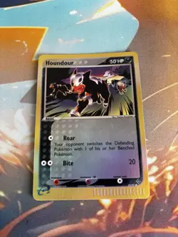 Pokemon TCG Houndour EX Dragon Reverse Holo Common Card 59/97 - Image 1