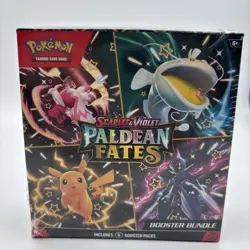Pokemon TCG Scarlet & Violet Paldean Fates Booster Bundle, 6-Pack, New Sealed - Image 1