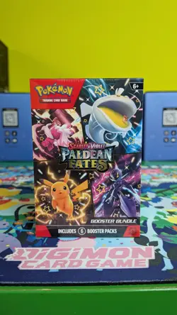 Sealed Pokemon TCG Scarlet & Violet Paldean Fates Booster Bundle NEW & SEALED - Image 1