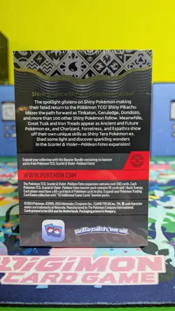 Sealed Pokemon TCG Scarlet & Violet Paldean Fates Booster Bundle NEW & SEALED - Image 3