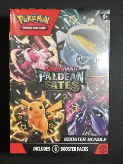 Pokemon TCG Scarlet & Violet Paldean Fates Booster Bundle NEW & SEALED 6 Packs - Image 1