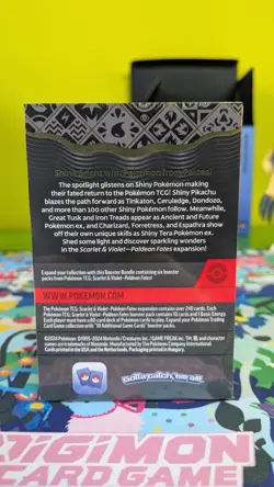 Sealed Pokemon TCG Scarlet & Violet Paldean Fates Booster Bundle NEW & SEALED - Image 3