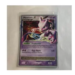 Pokemon Company Pokemon Mewtwo LV.X DP28 Diamond & Pearl Promo Holo 120 MP/HP - Image 1