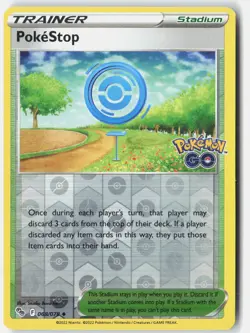 PokeStop 068/078 Uncommon Pokemon GO Pokemon Reverse Holo Lightly Played - Image 1