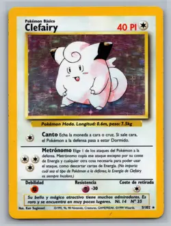 Clefairy Base Set 5/102 Holo Rare Pokemon Card - Image 1