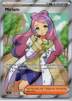 Pokemon TCG Miriam 238 Scarlet & Violet Holofoil NM - Image 1