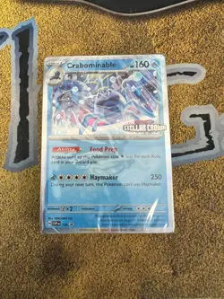 Pokemon SEALED Crabominable SVP 134 Stellar Crown Build-n-Battle Prerelease Kit! - Image 1