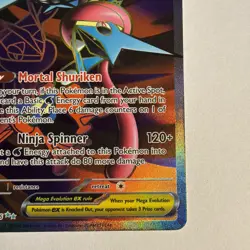 Pokemon Mega Greninja ex 100/086 Ultra Rare ME04: Chaos Rising Pokemon Near Mint - Image 4