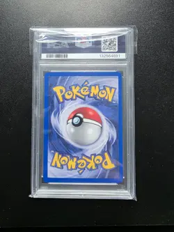 2000 WOTC Pokemon Gym Challenge Blaine’s Arcanine PSA 8 1/132 Vintage Holo - Image 3