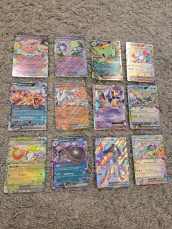 Pokemon card EX Mixed Lot (No Duplicates, 12 cards) - Image 1