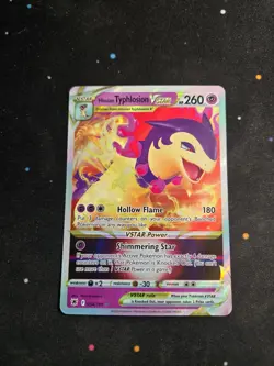 Hisuian Typhlosion VSTAR 054/189 Holo VSTAR Rare Astral Radiance Pokemon NM - Image 1
