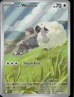 2025 Pokemon SV Journey Together JTG EN Hop's Wooloo #170/159 - Image 1