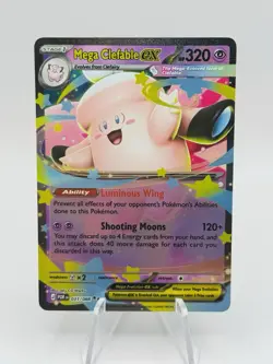 Mega Clefable Ex 31/88 Double Rare Holo Card - Pokemon Perfect Order Near Mint - Image 1