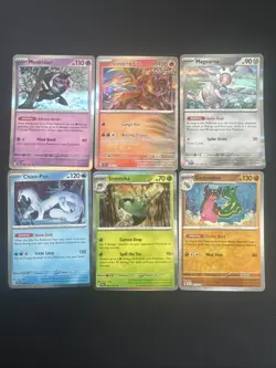 Pokemon 6 Pokemon Card Lot TCG Trading Cards Holo Foil 636996769661 - Image 1