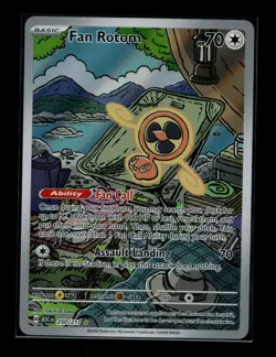 Fan Rotom 250/217 Illustration Rare Ascended Heroes Pokemon Near Mint - Image 1