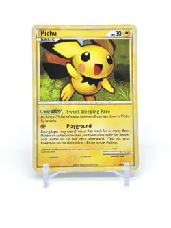 Pichu 28/123 – HeartGold & SoulSilver (Rare) - LP - 2010 Pokemon TCG - Image 1