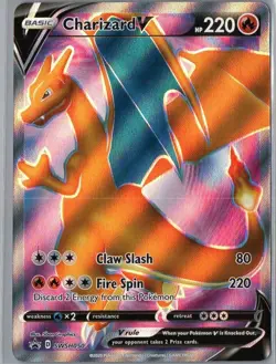 Charizard V SWSH050 Holo Promo Sword & Shield Promo Pokemon Near Mint - Image 1