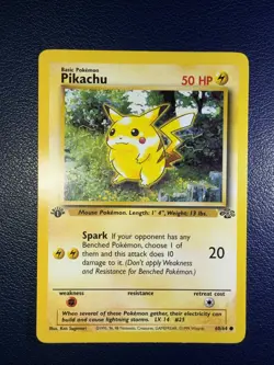 Pikachu 60/64 Jungle 1st Edition Regular English 1999 - Image 1